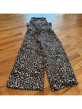 BANANA REPUBLIC LEOPARD ONE PIECE ROMPER SIZE 4